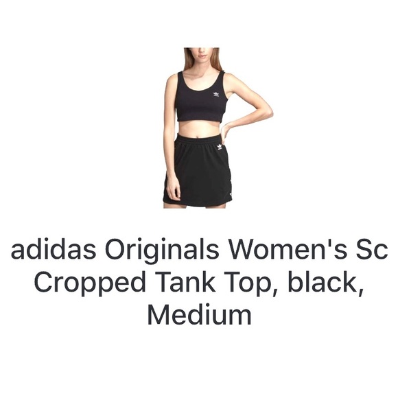 adidas sc cropped tank